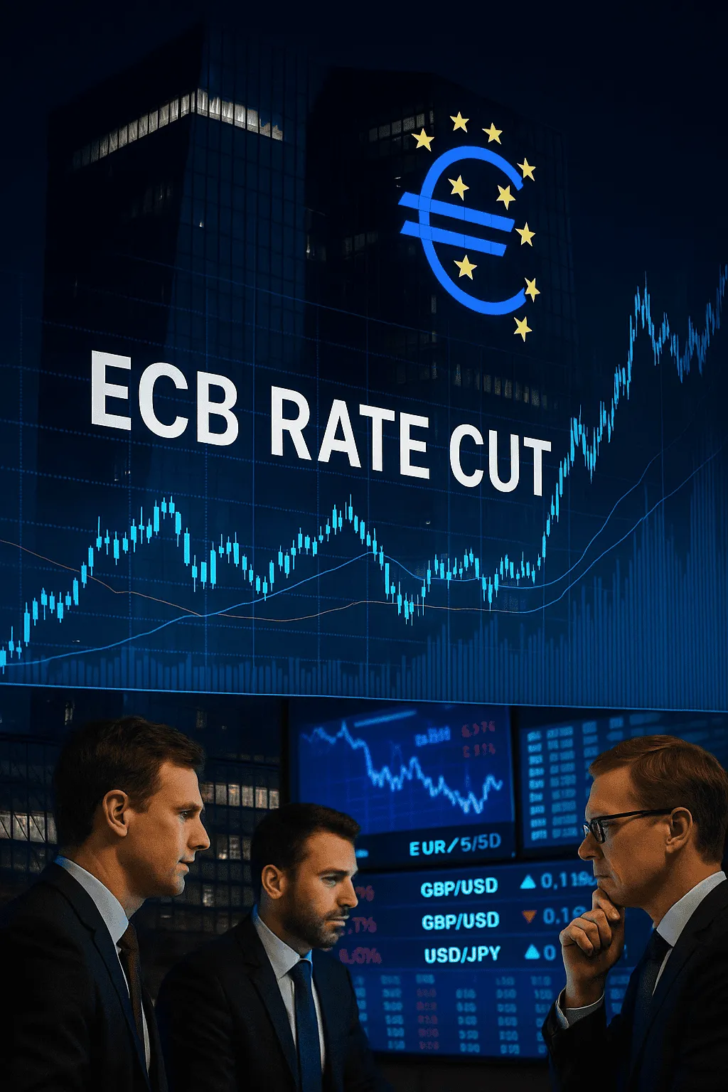 The European Central Bank signals interest rate cuts, putting pressure on the euro and intensifying global currency market volatility