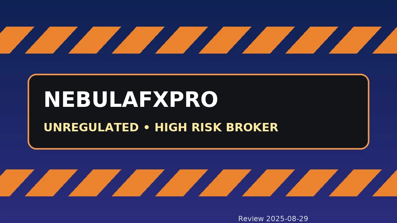 Is NebulaFXPro a Scam Broker? Unregulated Platform Warning