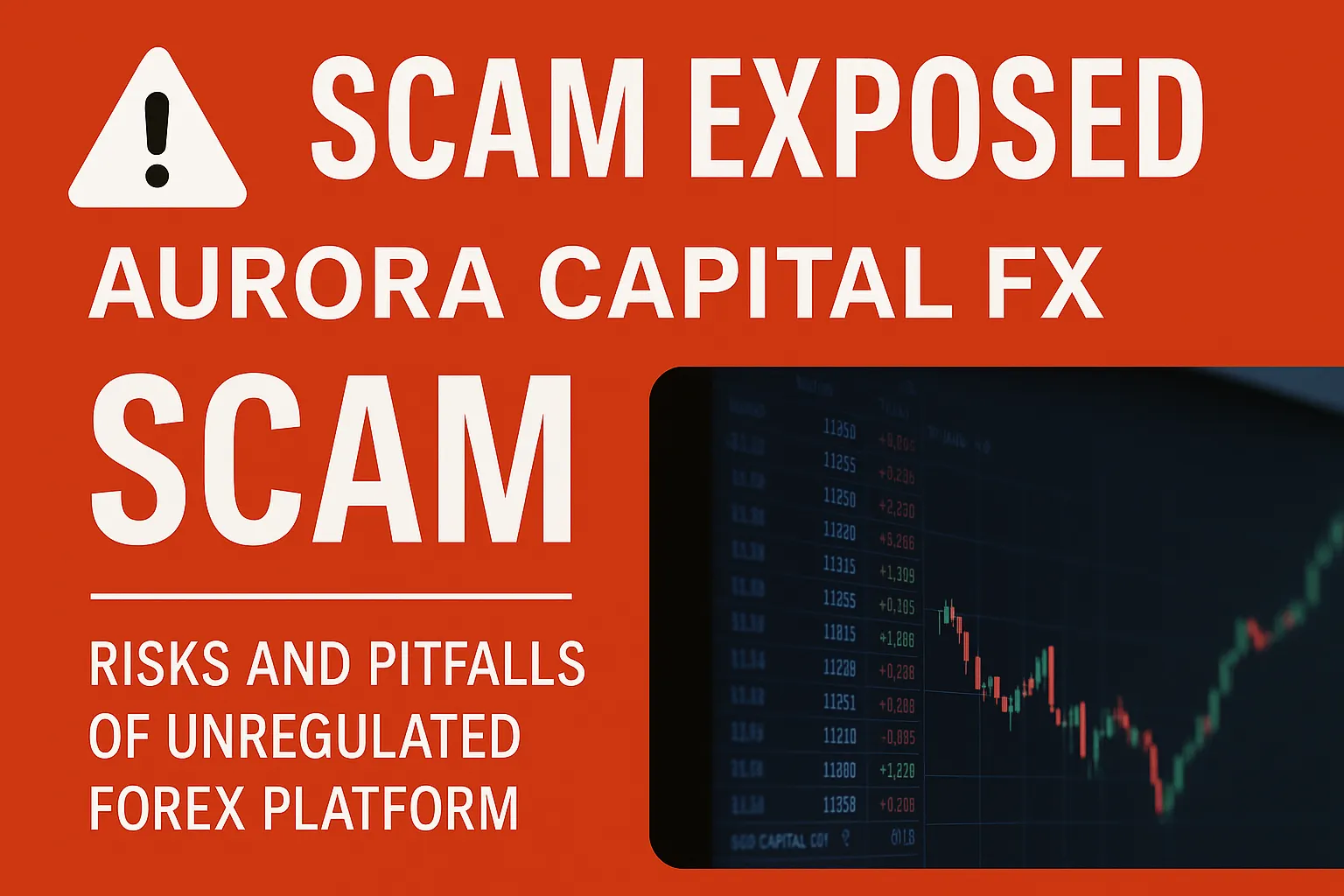 Aurora Capital FX Scam Exposed | An In-Depth Analysis of the Risks and Complaints Against Unregulated Forex Platforms Across Multiple Countries