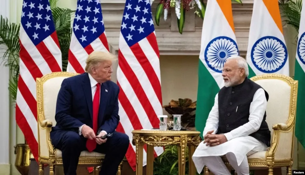 The United States has imposed tariffs of up to 50% on Indian goods, putting pressure on the Indian economy.