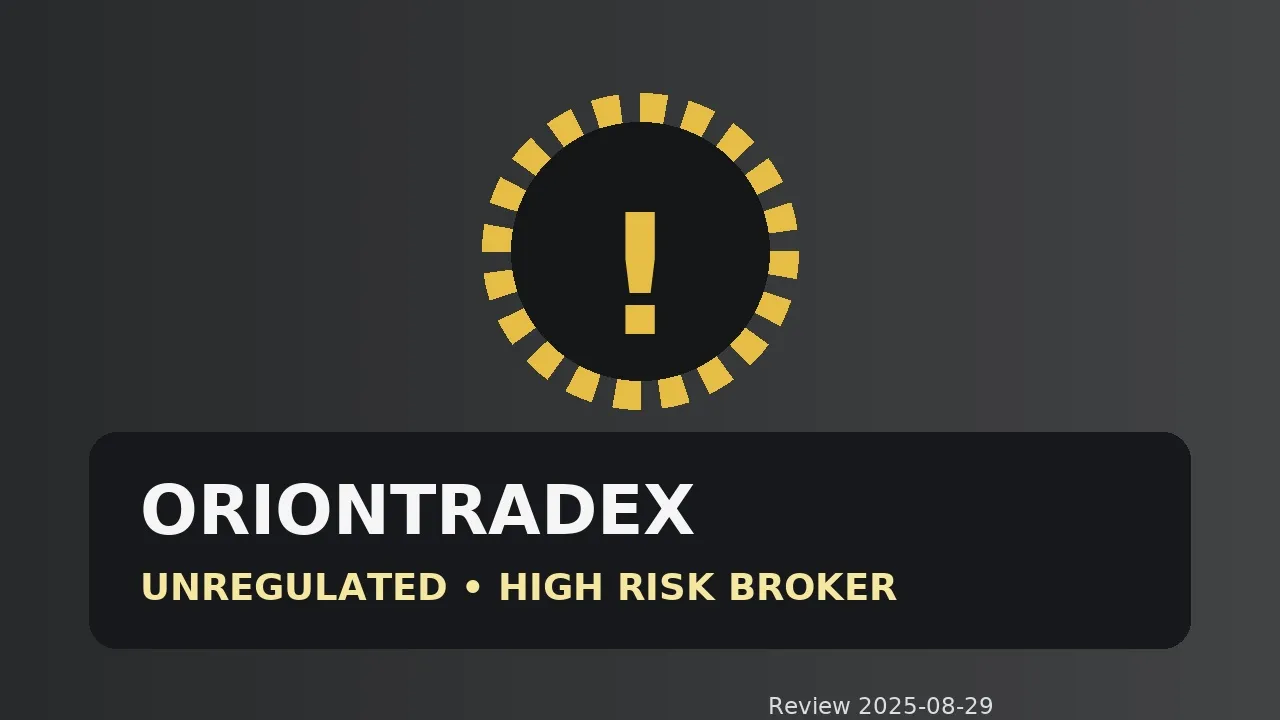 Why We Believe OrionTrade Is a Scam Broker