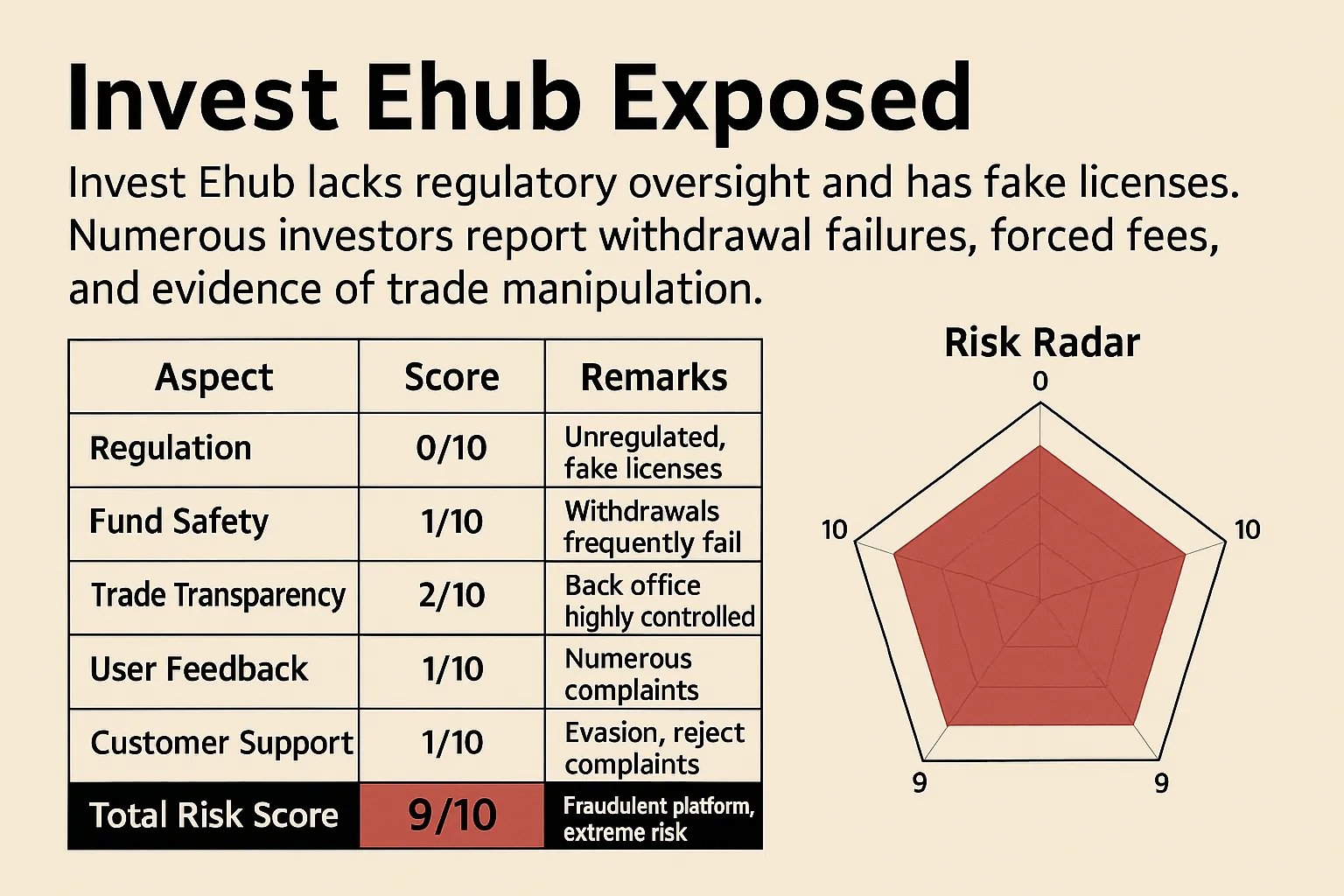 Invest Ehub scam exposed | Unregulated forex platform's capital trap