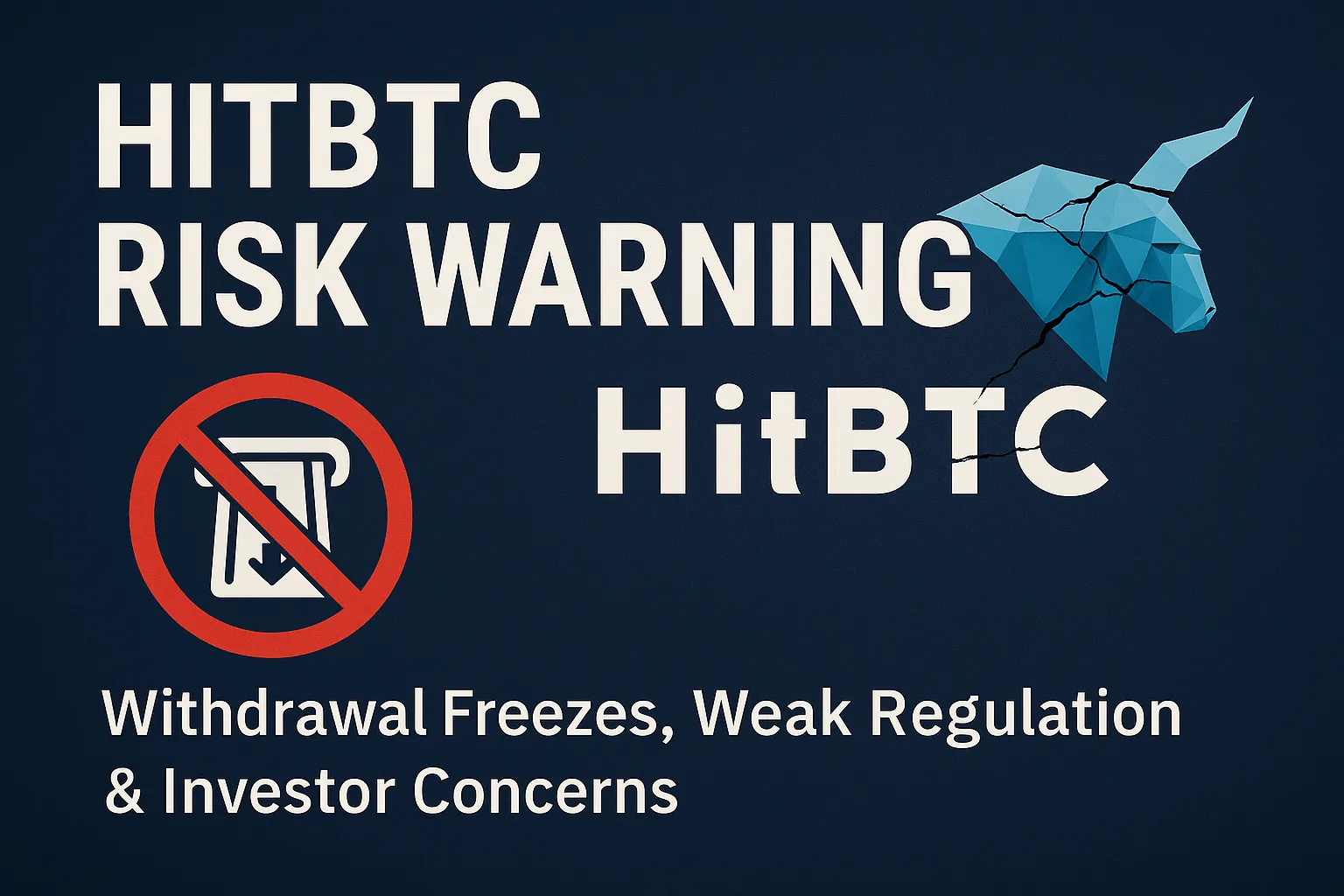 HitBTC 風險警告| 提現凍結與監管缺失，老牌交易所是否已淪為高風險平台？