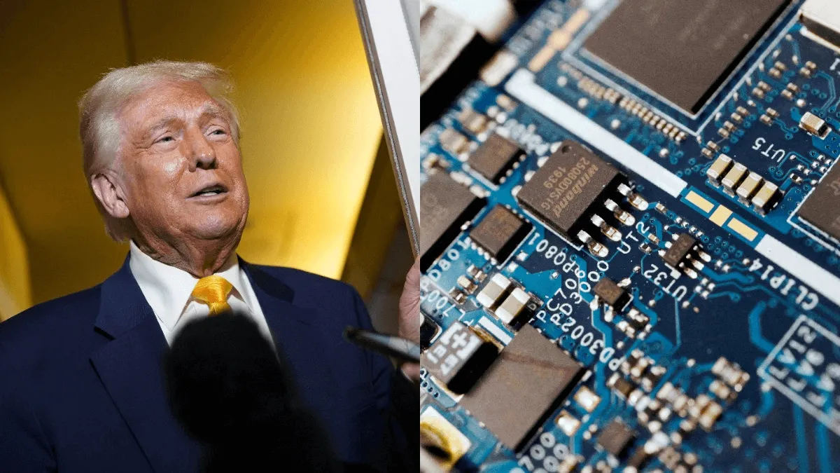 Trump imposes 100% chip tariffs, putting pressure on Chinese companies