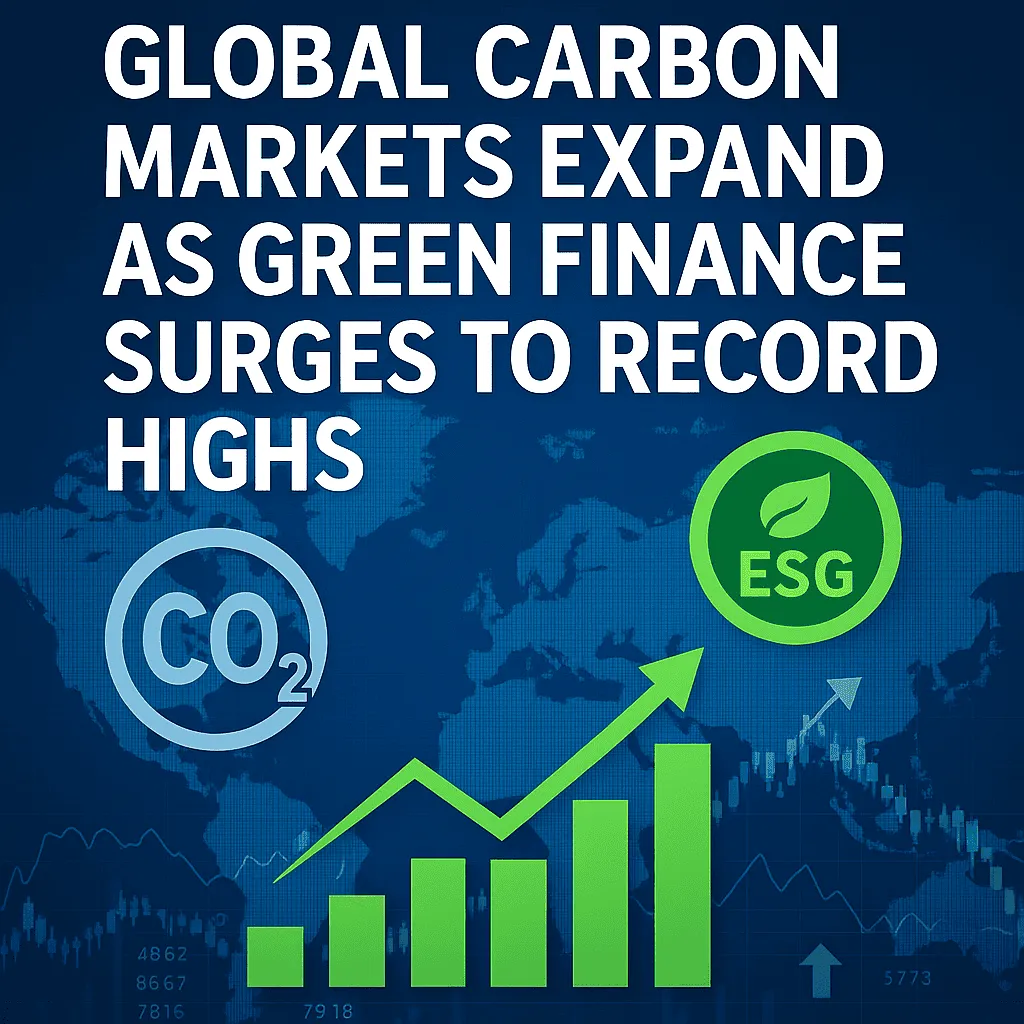 The global carbon trading market is expanding rapidly, and green financial capital inflows have reached a record high