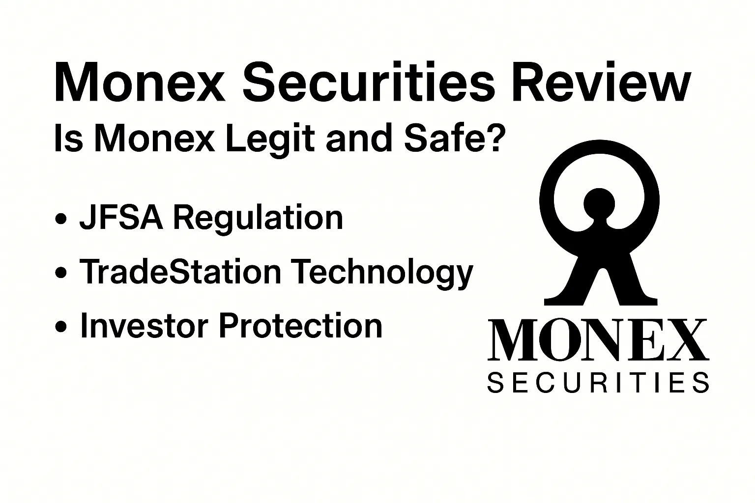 Monex Securities In-Depth Review | How is Monex? A Complete Analysis of Japan's JFSA Regulatory License, TradeStation Technology, and Fund Security