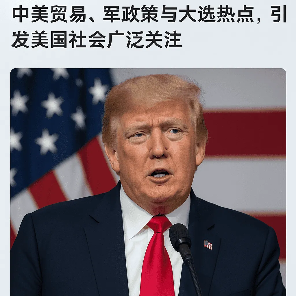 Trump's latest speech focused on Sino-US trade, military policy and election hot spots, attracting widespread attention in the American society
