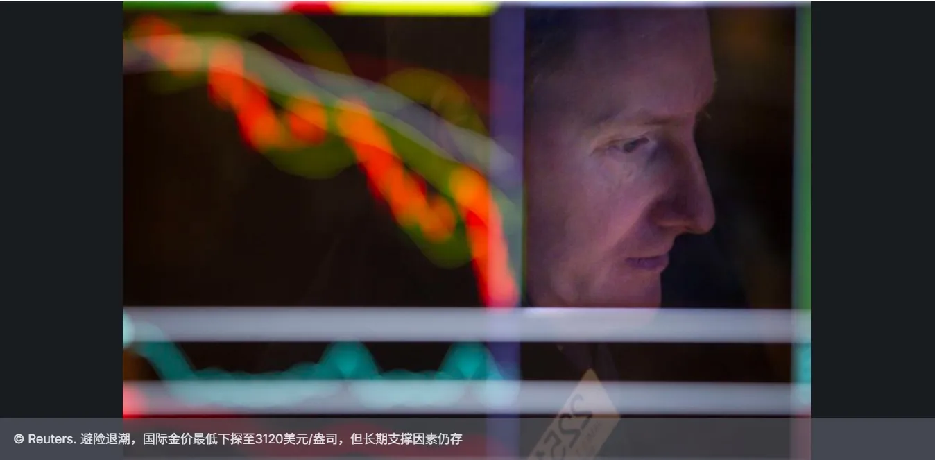 International gold prices are under short-term pressure, falling to $3120 per ounce at one point, but long-term fundamental support remains unchanged