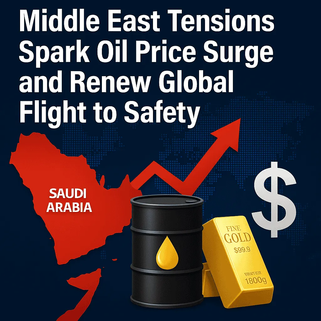 brokerhive-Tensions in the Middle East push up oil prices, global risk aversion heats up