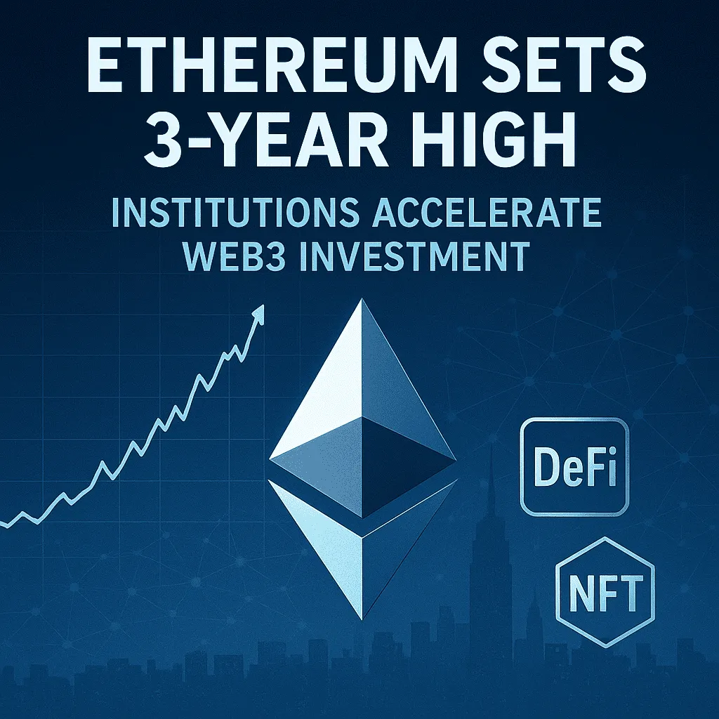 Ethereum hits a three-year high, institutional funds pouring into the Web3 track triggers a new round of crypto craze