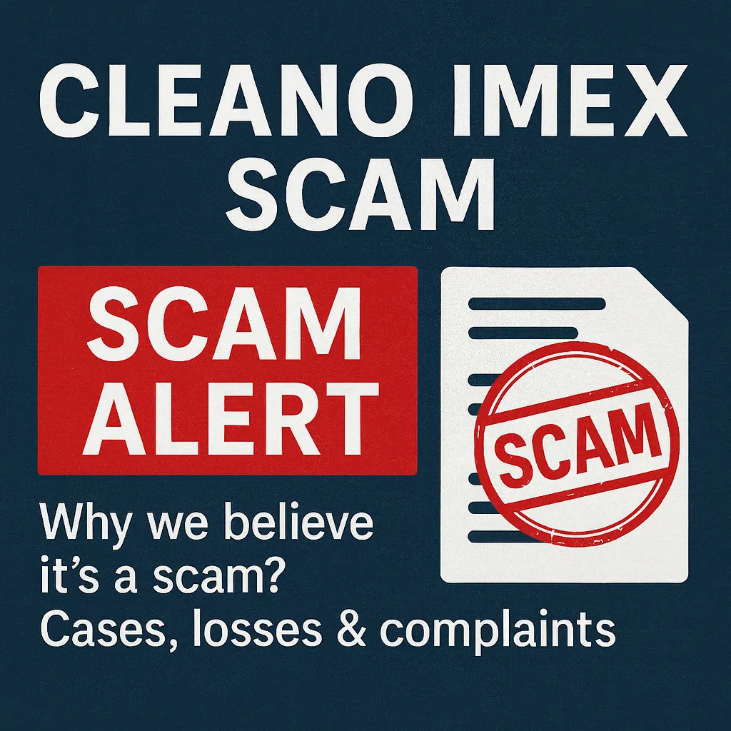 Cleano Imex Exposed | Why We Think It's a Scam? Real Case Studies, Financial Losses, and User Complaints