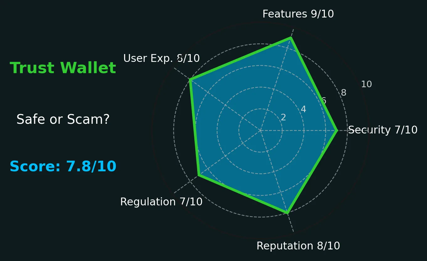 Reseña de Trust Wallet | ¿Es Trust Wallet confiable? ¿Es seguro o una estafa?