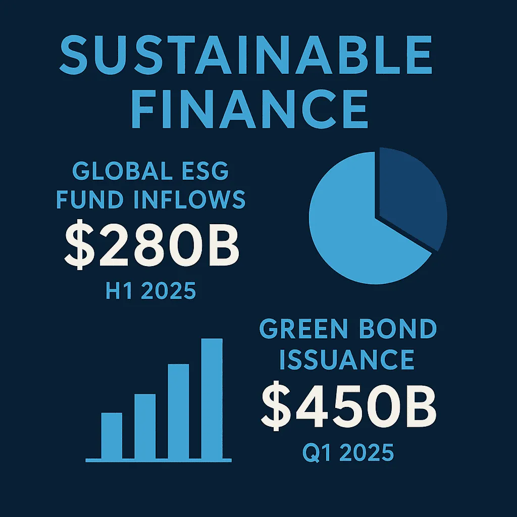 Global ESG funds will inflow $280 billion in the first half of 2025: A full analysis of sustainable finance trends