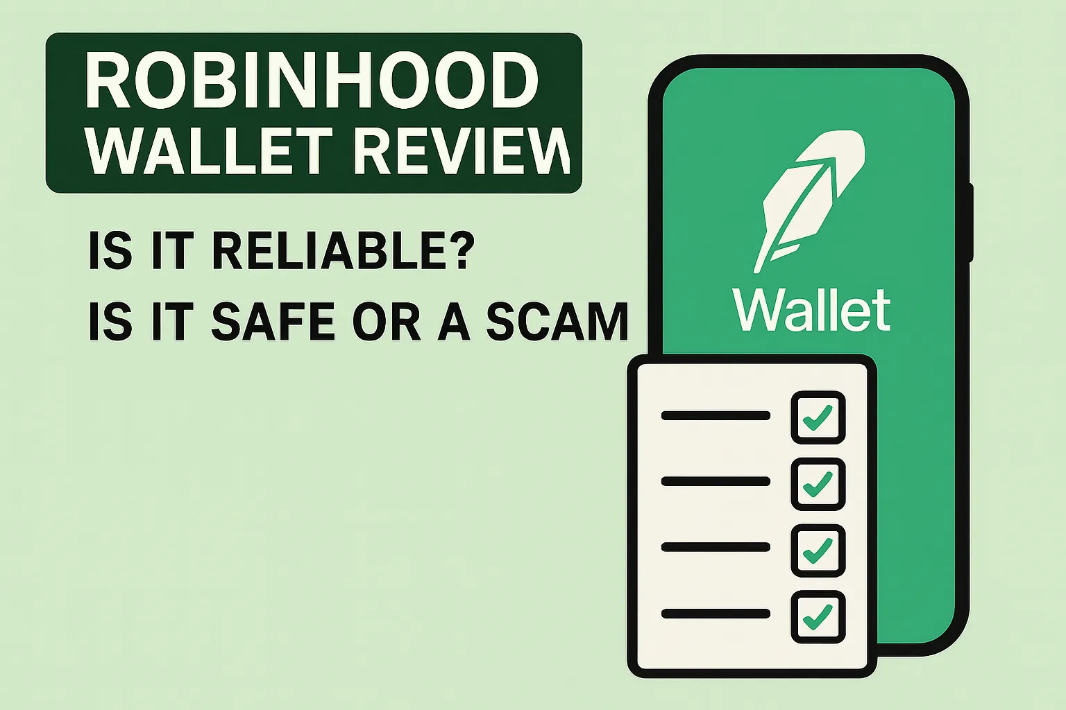 Robinhood Wallet 测评 | Robinhood 钱包靠谱吗？安全吗还是骗局？功能与用户评价全解析