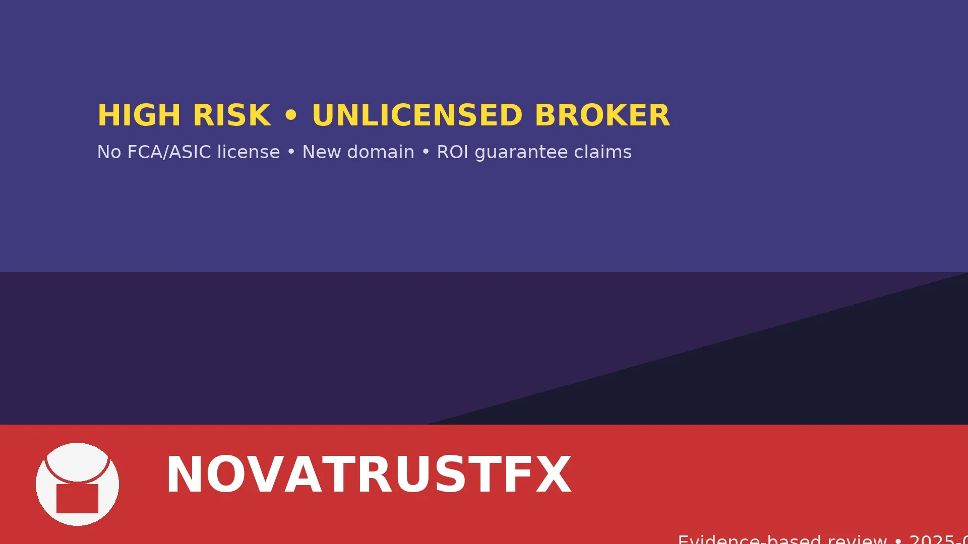 Why We Believe NovaTrustFX Is a Scam Broker