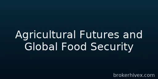 농산물 선물과 식량 안보 | 글로벌 식품 공급망의 위험 관리 및 시장 기능