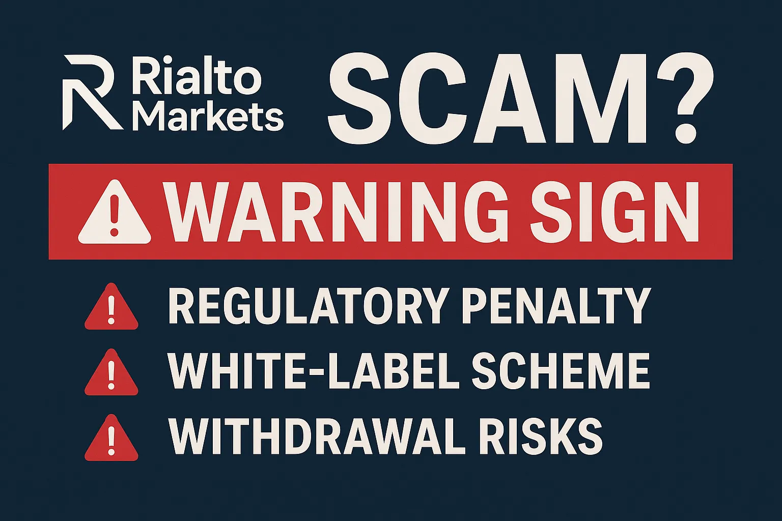 Rialto Markets Review | Under the guise of regulation? A complete analysis of the fraudulent risks and withdrawal traps hidden behind the fined white label private equity platform.