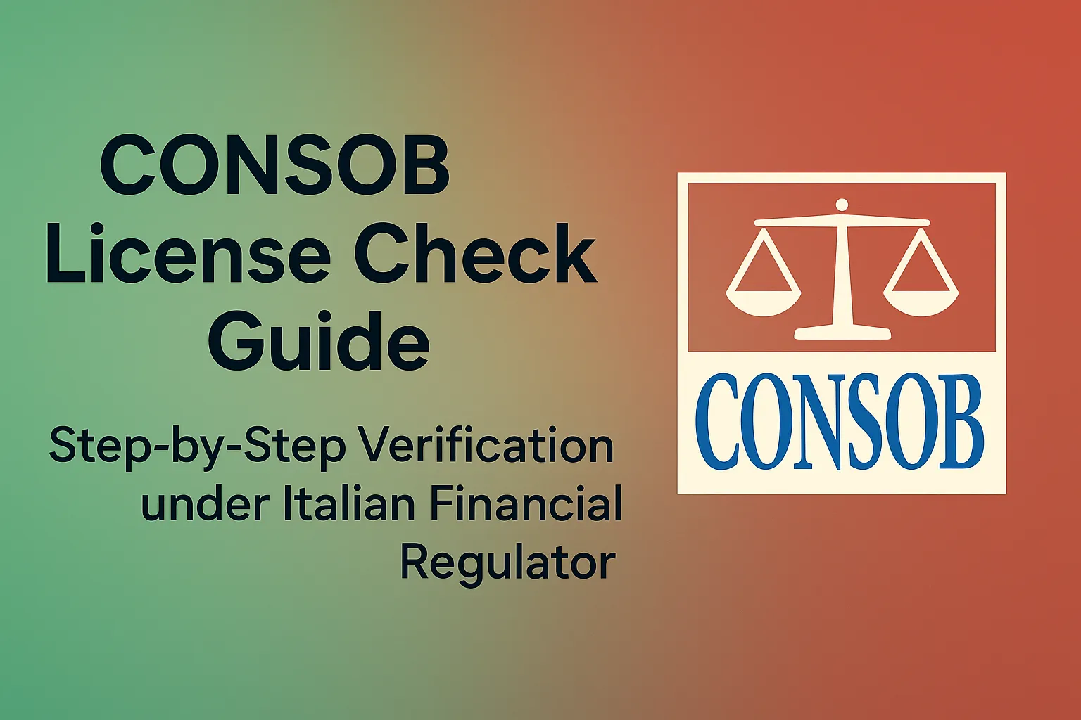 CONSOB License Inquiry Full Process Guide
