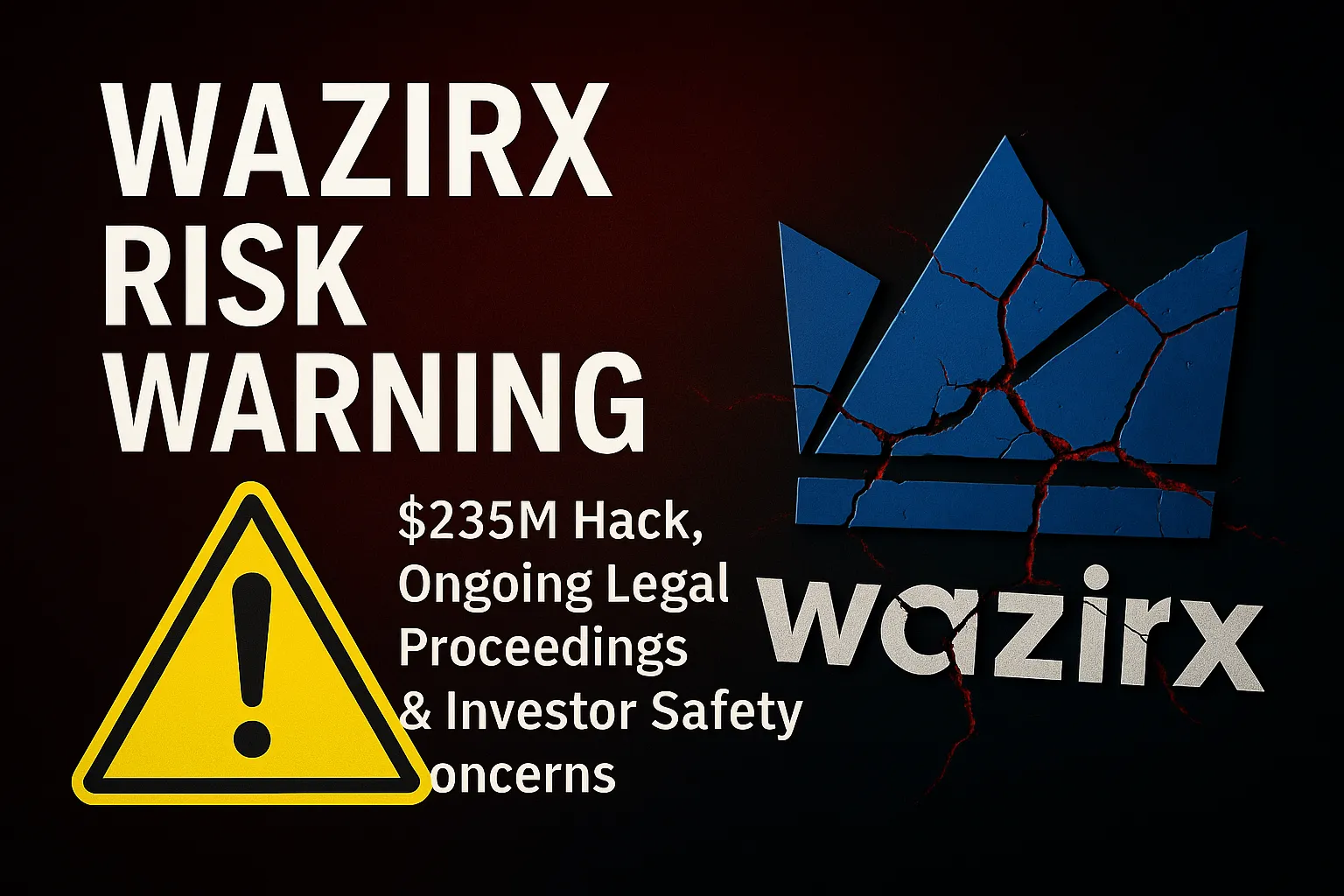WazirX Risk Warning | Liquidations Continue After $235 Million Hack: Where Will Investor Funds Go?