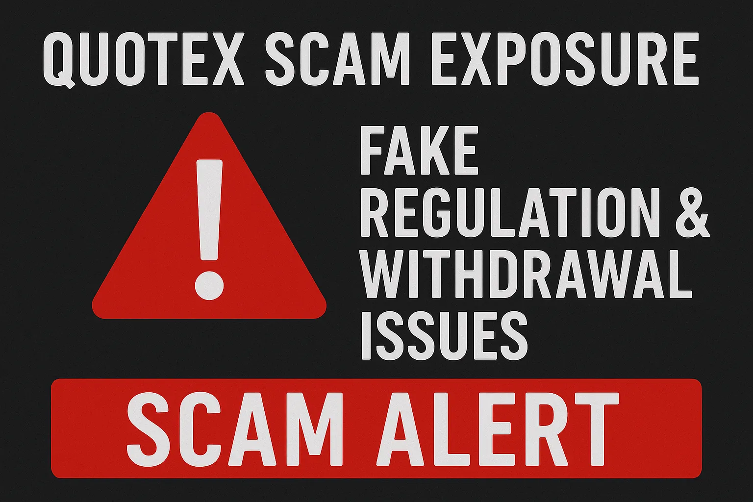 Quotex Scam Exposed | The Truth About the Unregulated Binary Options Platform