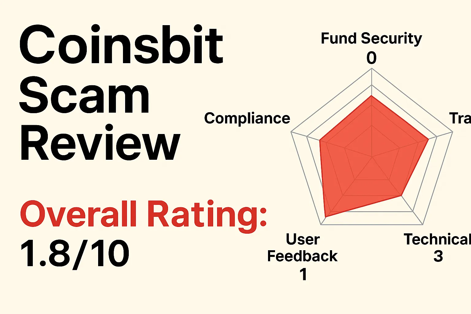 Coinsbit: A Review of the "Failed" Platform | Fake Trading Volume, Failed Withdrawals, and High-Risk Warnings