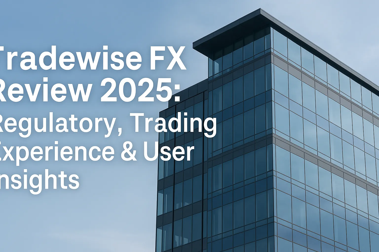 Tradewise FX Review 2025: A Comprehensive Analysis of Regulation, Trading Experience, and User Perspectives
