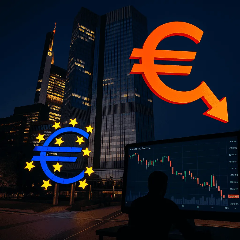 The European Central Bank remains on hold, and the euro is under pressure to break through key technical support levels