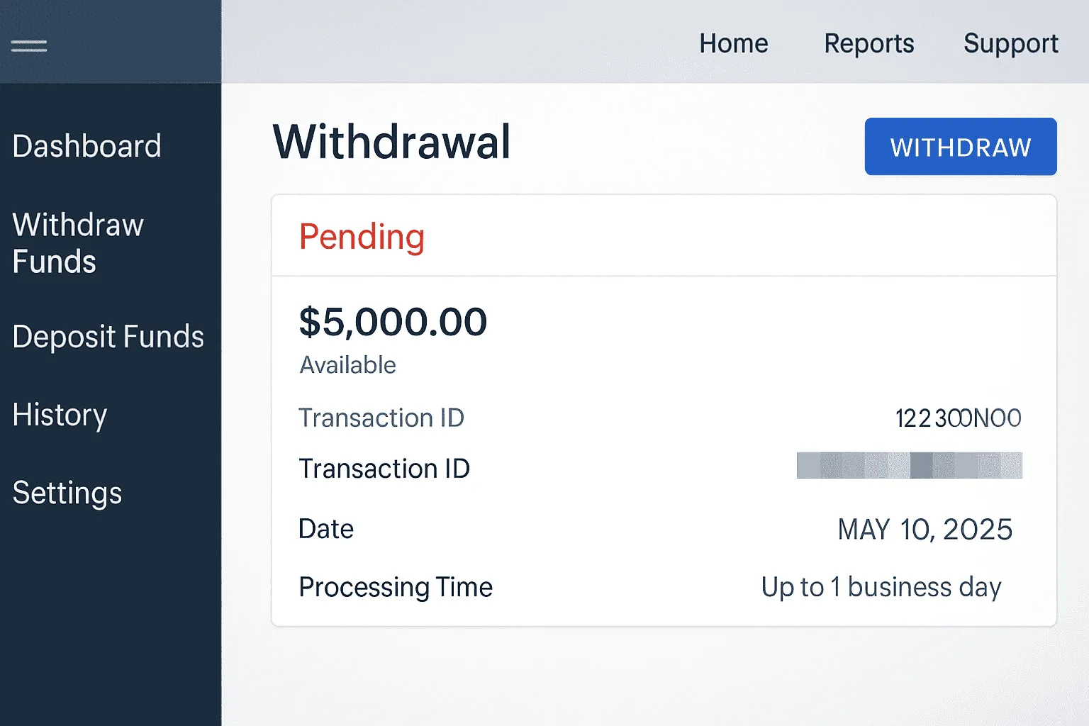 Withdrawal Requests Delayed for Weeks, Funds Not Credited
