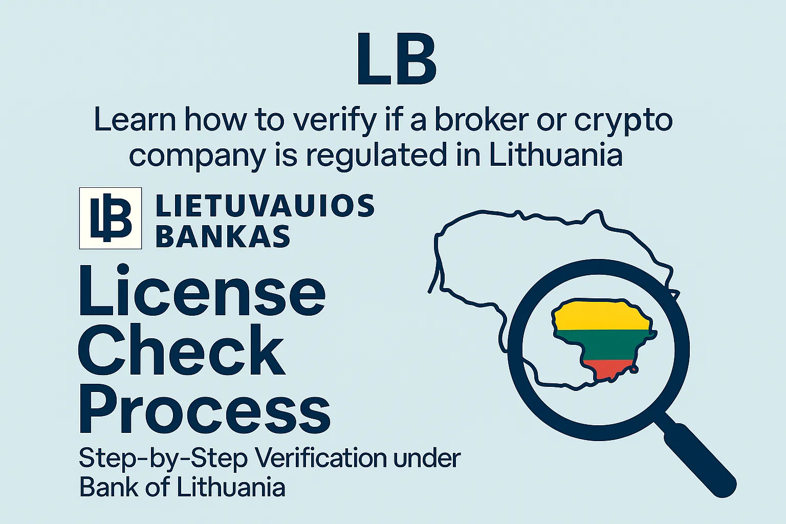Lithuania LB Regulatory License Inquiry Process | How to Verify FX/Crypto Platform Compliance with the Central Bank of Lithuania