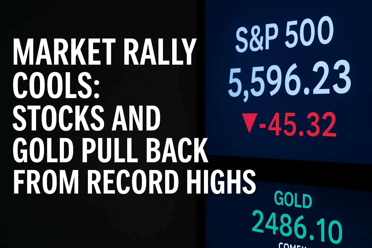 Wall Street's rally slows | US stocks and gold retreat from record highs, global markets enter a period of cautious wait-and-see