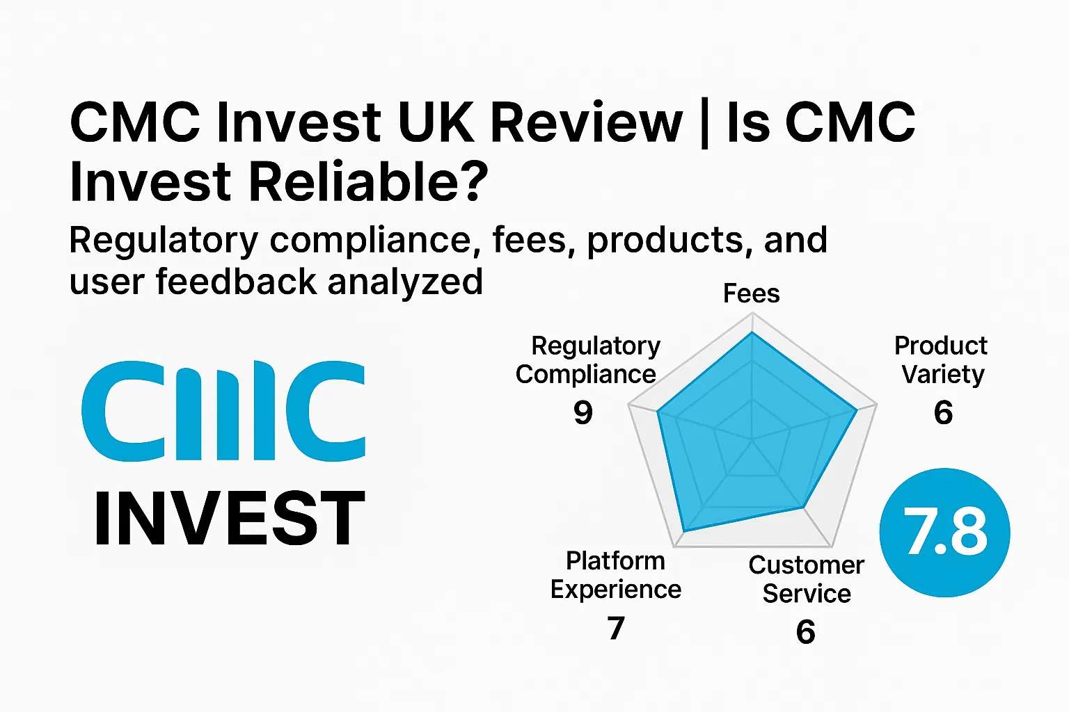 CMC Invest UK Review | Is CMC Invest Reliable? A Complete Analysis of Regulation, Fees, Products, and User Reviews
