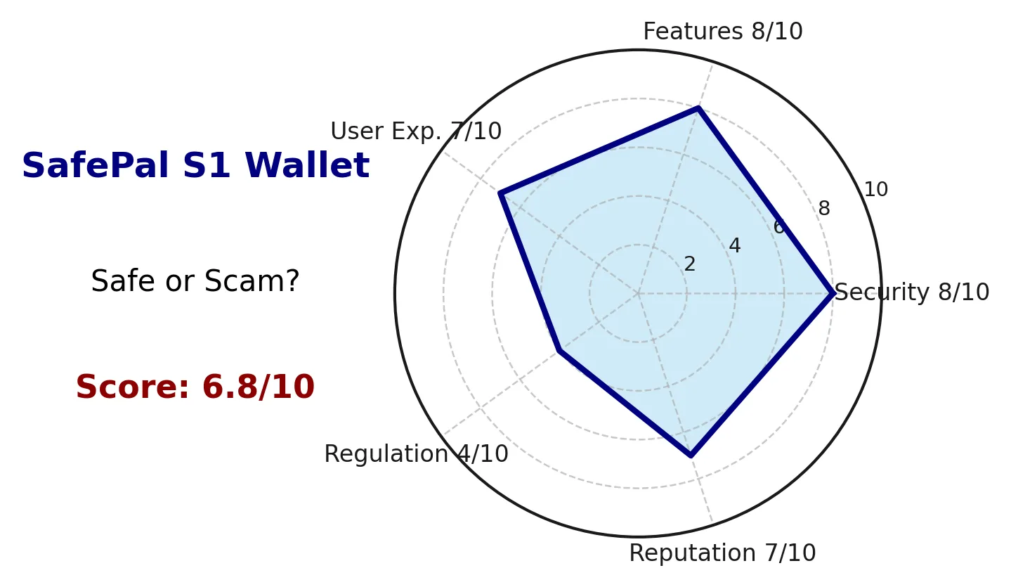 SafePal S1 Wallet Review | Is the SafePal S1 reliable? Is it safe or a scam? A complete analysis of its features, security, compliance, and user reviews.