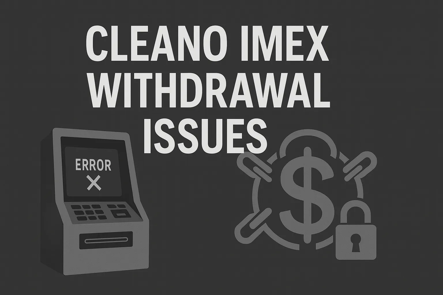 Cleano Imex Withdrawal Not Received? A Complete Analysis of User Complaints and Risk Investigation