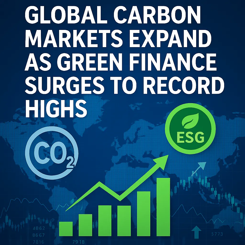 The global carbon trading market is expanding rapidly, and green financial capital inflows have reached a record high