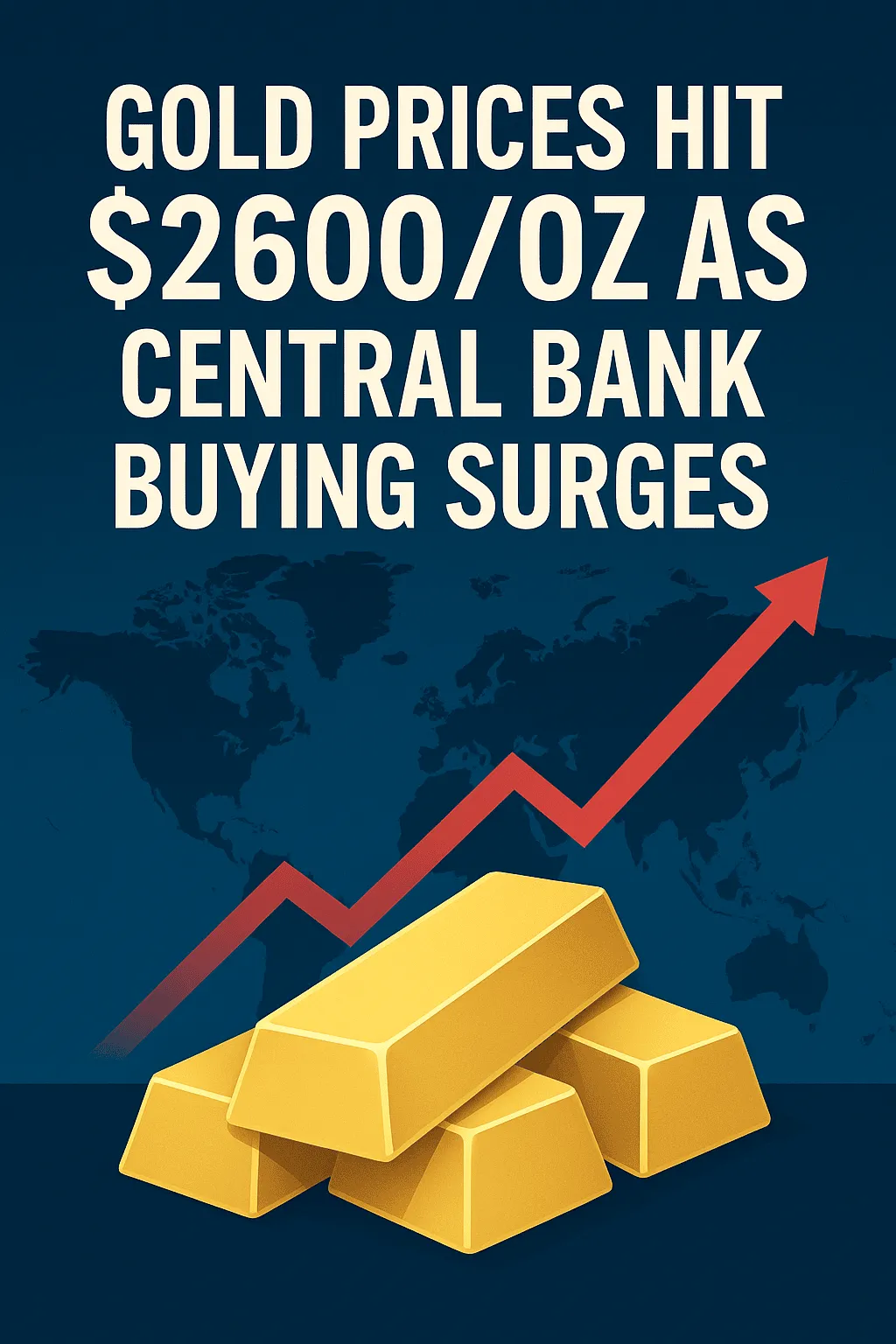 Global central bank gold reserves hit a 30-year high, and gold prices broke through the $2,600 mark for the first time