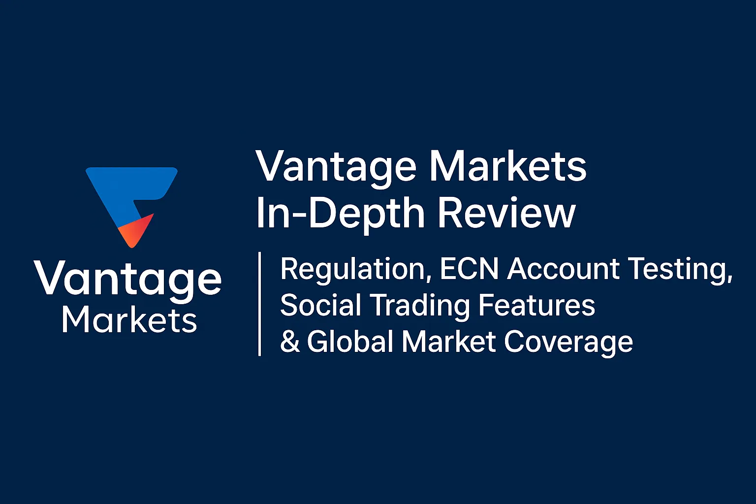 Vantage Markets In-Depth Review | Regulation, ECN Accounts, Social Trading, Funding & Live Tests
