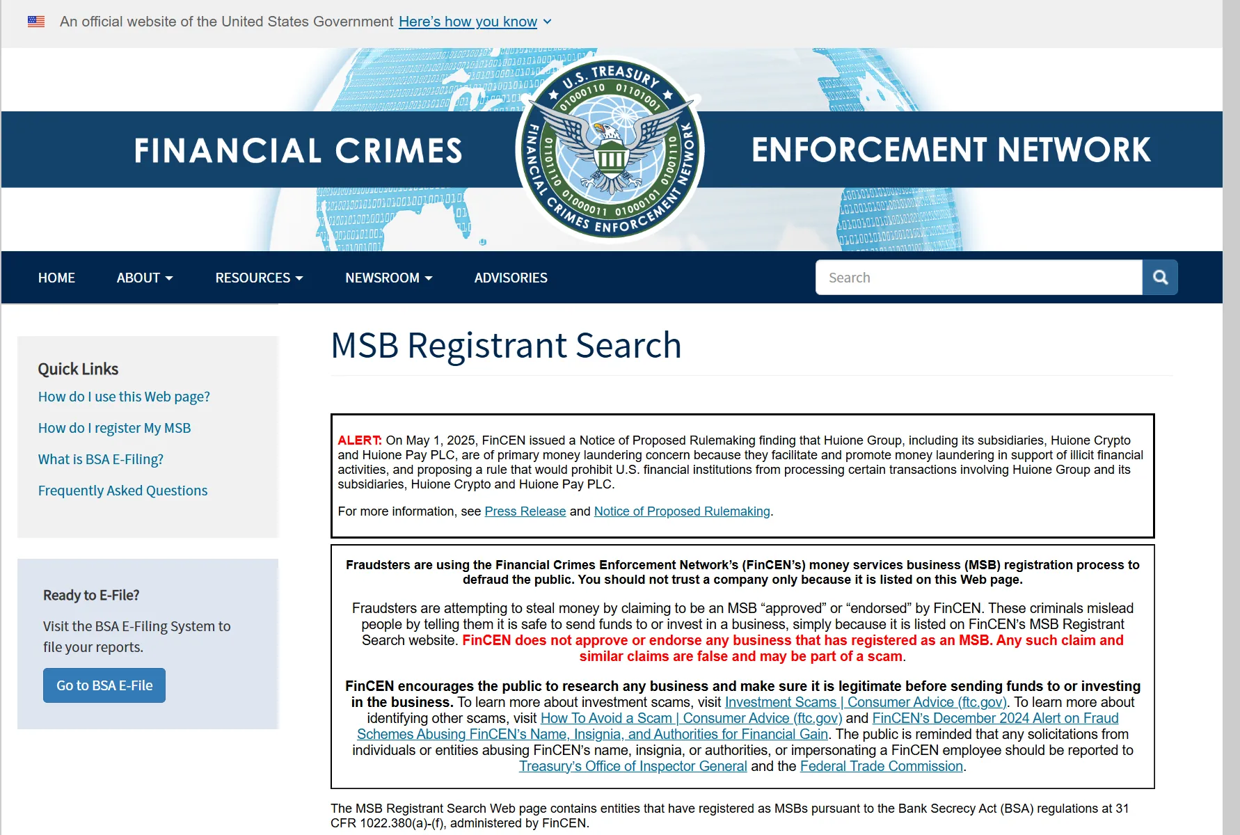 US MSB query steps and methods | BrokerhiveX