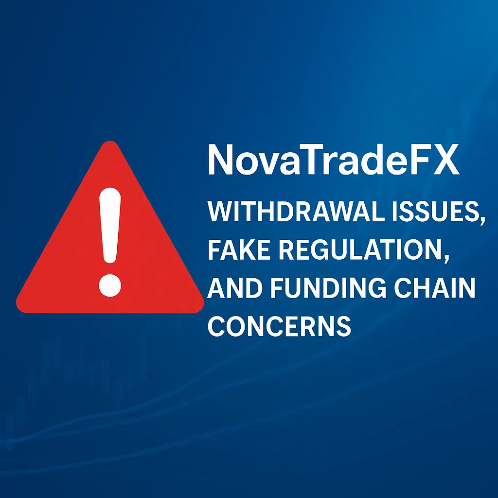 NovaTradeFX In-Depth Risk Investigation | A Comprehensive Analysis of Withdrawal Blockages, False Regulation, and the Capital Chain Crisis