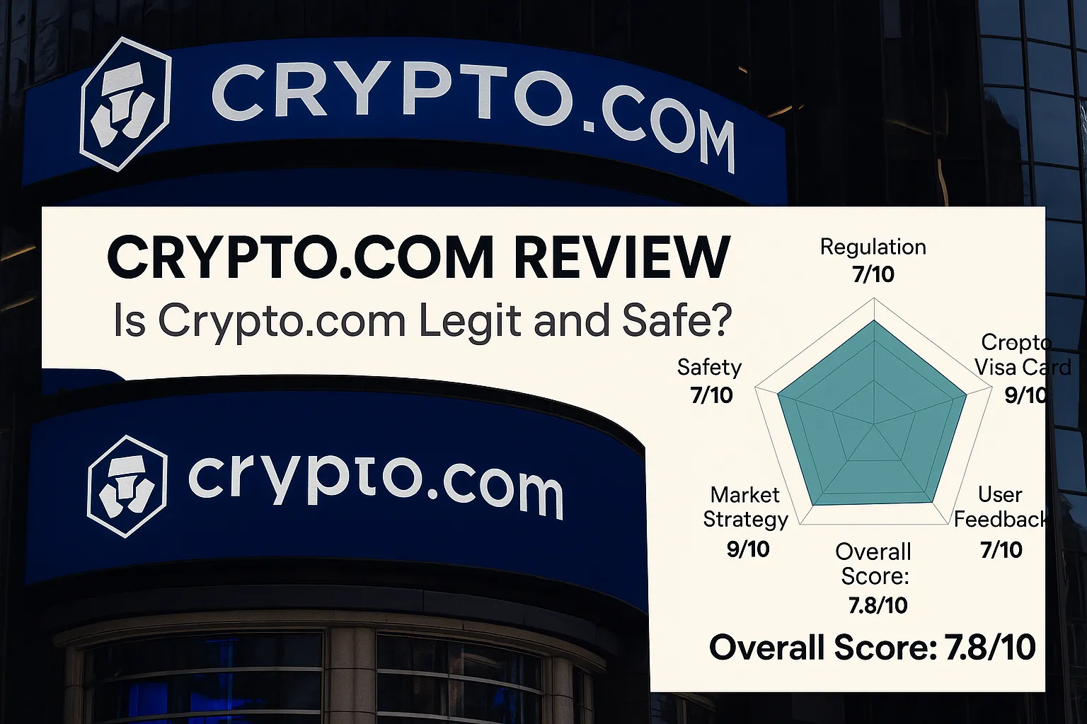 Crypto.com Review | Is Crypto.com a Scam? A Complete Look at Regulation, Trading Experience, Payment Cards, and User Reputation
