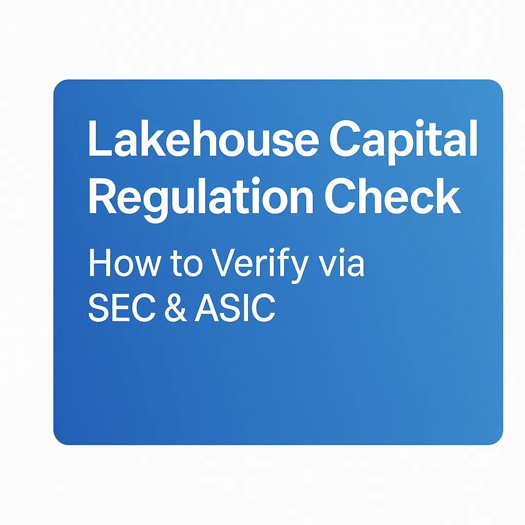 Is Lakehouse Capital regulated? A complete guide to checking SEC filings and ASIC licenses