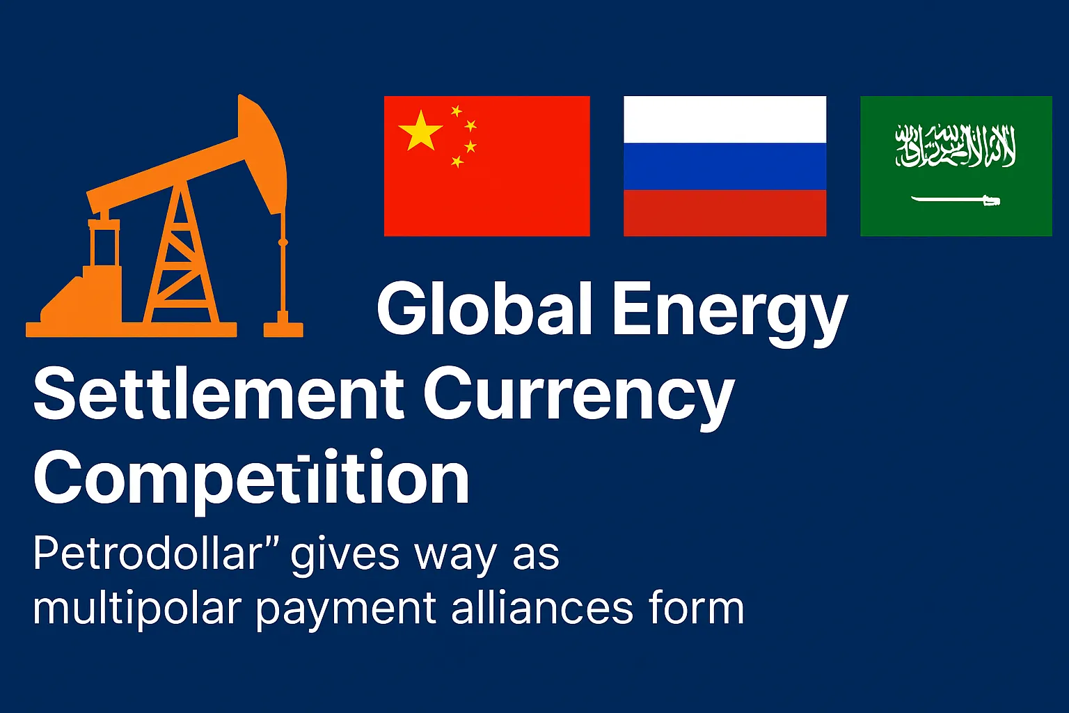 Restructuring the Global Energy Settlement System | The "Petrodollar"'s Status is Shaken, and Three Major De-Dollar Settlement Alliances are Accelerating