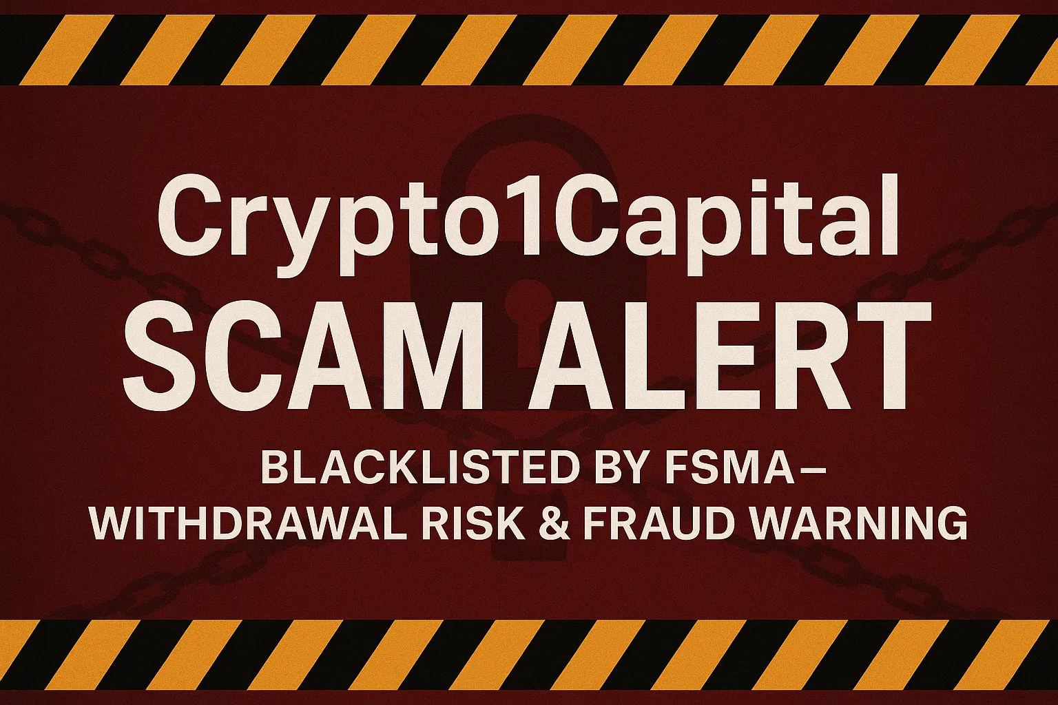 Crypto1Capital Scam Exposed | Why We Believe It’s a Fraudulent Platform: Withdrawal Risks, Fake Regulation & Victim Stories
