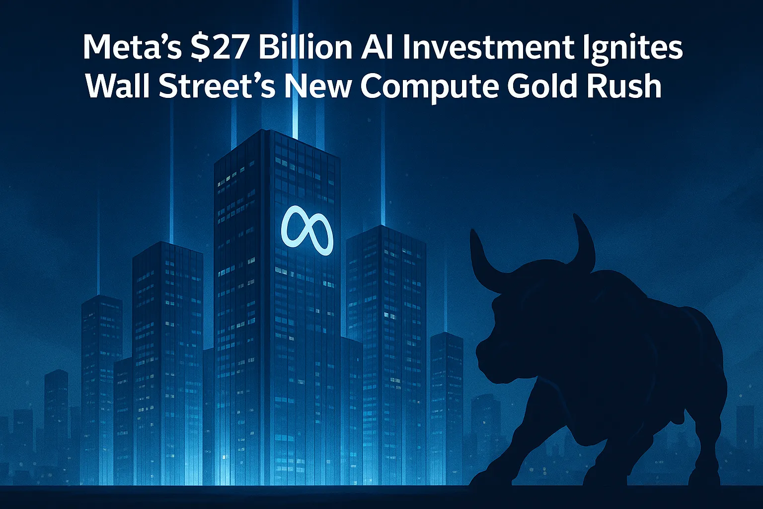Meta invests $27 billion in AI | Wall Street sees a new "gold rush" for computing power.