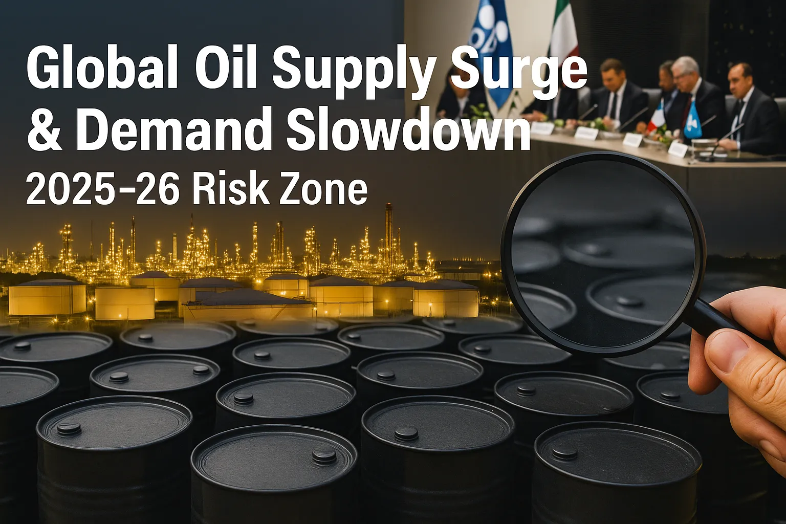 The global crude oil market is experiencing a worsening oversupply; a "six-year low" may be approaching in 2025-26, and investors should be wary of structural risks.