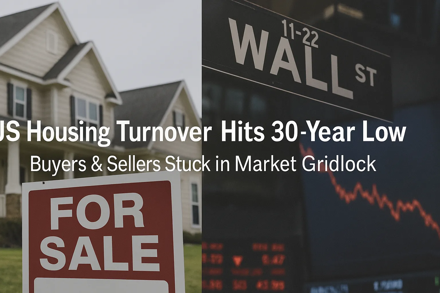 US real estate transaction volume hits near 30-year low | Buyers and sellers are in a "frozen" state, when will the market recover?