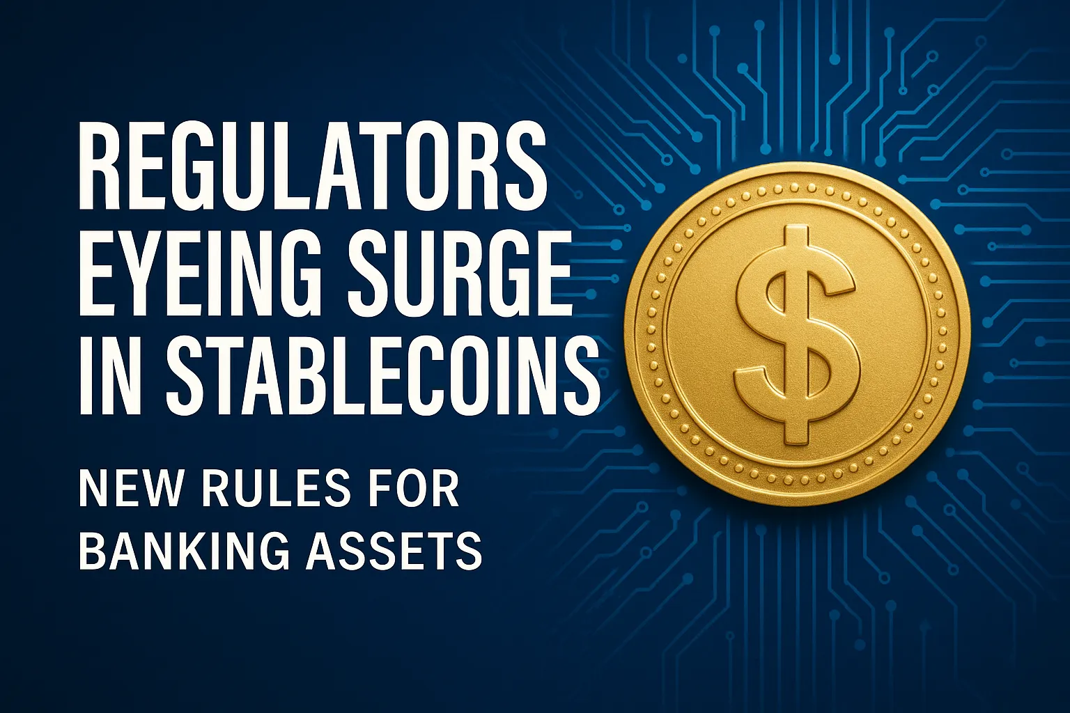 Global regulators intervene urgently: The surge in stablecoins triggers a restructuring of new rules for bank assets.
