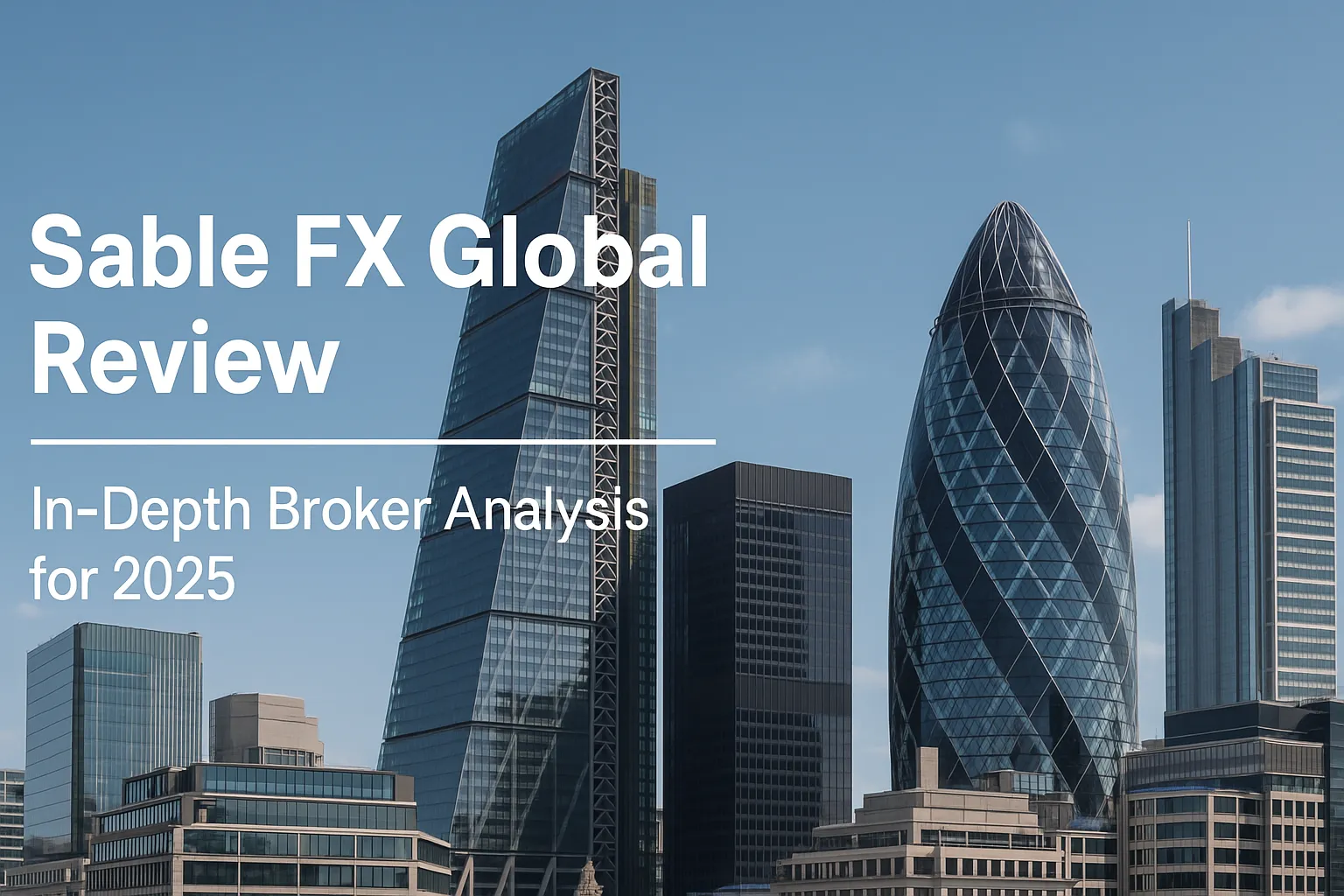 Sable FX Global Review – In-depth Broker Analysis for 2025