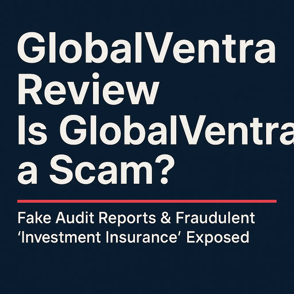 GlobalVentra Review｜Is GlobalVentra a Scam? Fake Audit Reports, Insurance Claims & Multi-License Fraud Exposed