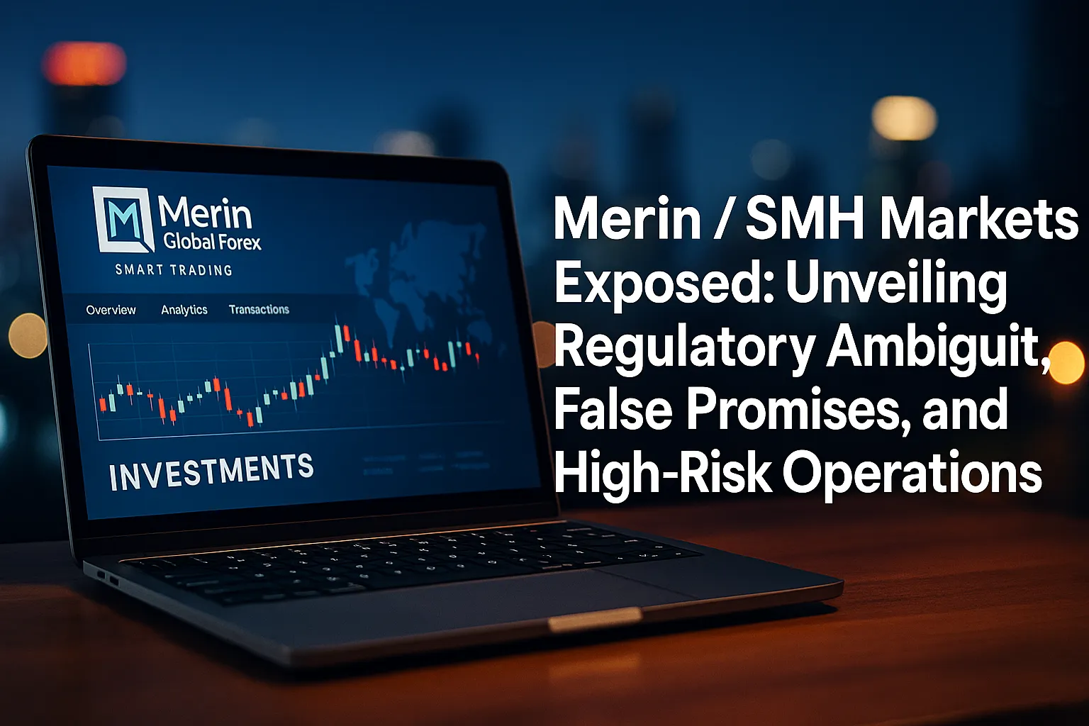 Merin / SMH Markets Exposure | Is SMH Markets a Scam? The Truth Revealed: Regulatory Ambiguity, False Advertising, and High-Risk Operations